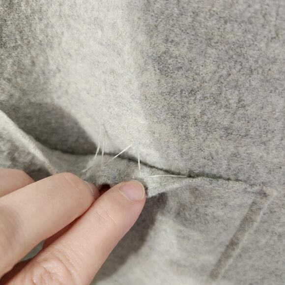 Eileen Fisher Lightweight Boiled Regenerative Wool Vest Dove Light Gray, 2X - Picture 12 of 12